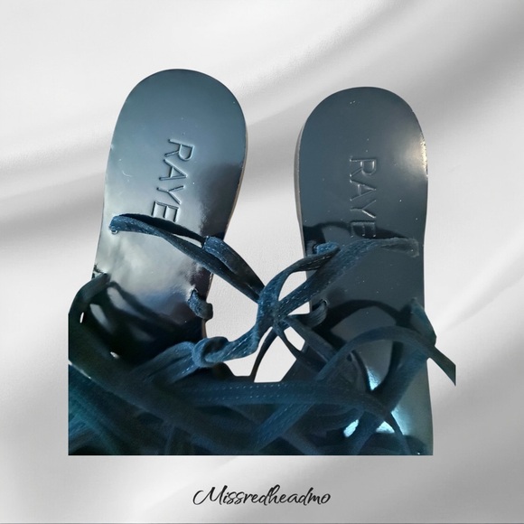 Raye Gladiator Black Sandals - Picture 3 of 4